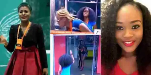 #BBNaija: Watch As Cee C And Alex Almost Exchanged Blows In The House